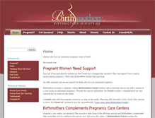 Tablet Screenshot of birthmotherministries.org
